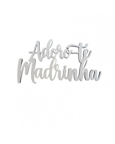 MADEIRA- ADORO-TE MADRINHA S/PE BR.10CM