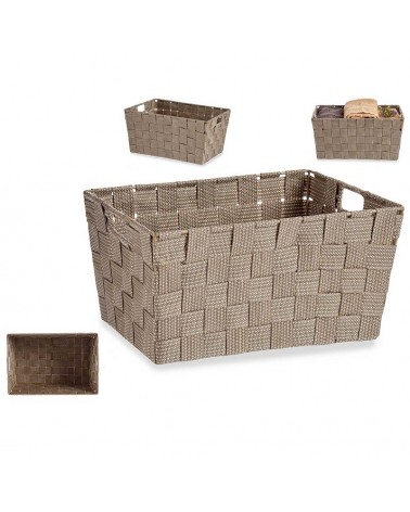 CESTA RECT. NATURAL 20X34.5X14CM
