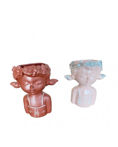 CERAMICA- BONECA PIPI 24X20CM