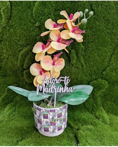VASO C/ORQUIDEA 20X40CM