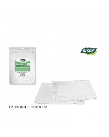 PRATO P/BOLO PACK2 22X28CM ALGON