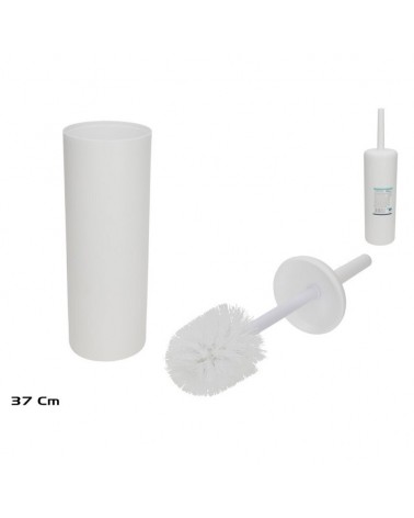 ESCOVA WC EDGAR 9x9x37cm BRANCO