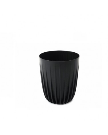 VASO MIRA ECO PRETO 14x14cm