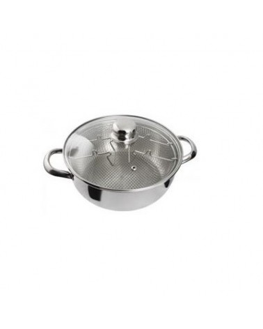 FRITADEIRA INOX C/TP INDUÇAO 24CM