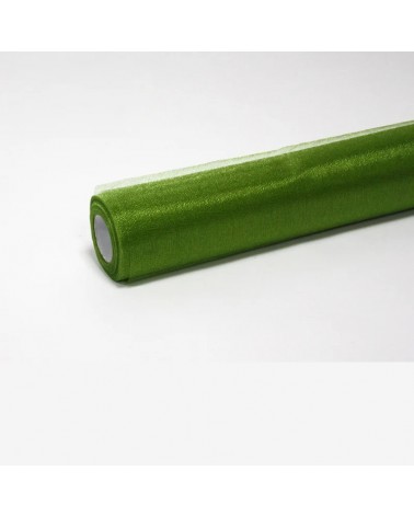 ROLO ORGANZA VERDE 70cmx10 SA-11753