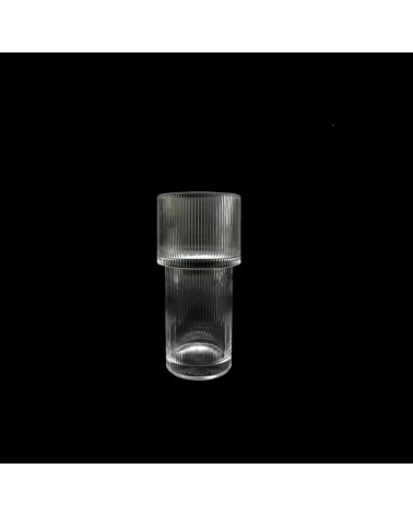 VIDRO- JARRA TRANSP. 14x29cm