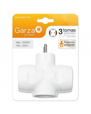 GARZA- ADAPTADOR C/3 TOMADAS LATERAIS