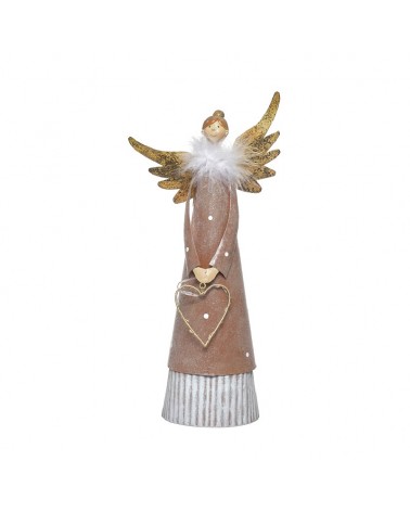NATAL- ANJO EM METAL C/LED´S 19X12X38CM