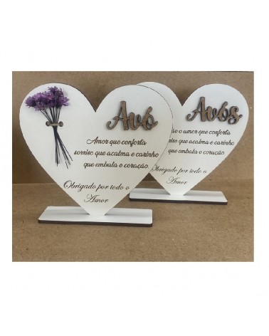 MADEIRA- MOLDURA AVOS C/BASE 13X12CM