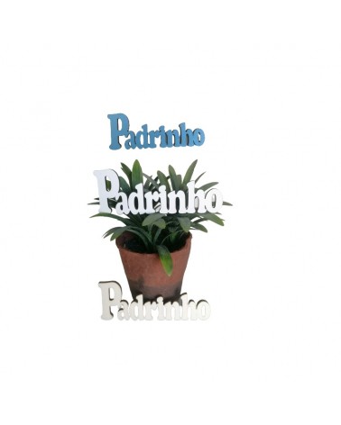 MADEIRA- PADRINHO 10CM COR