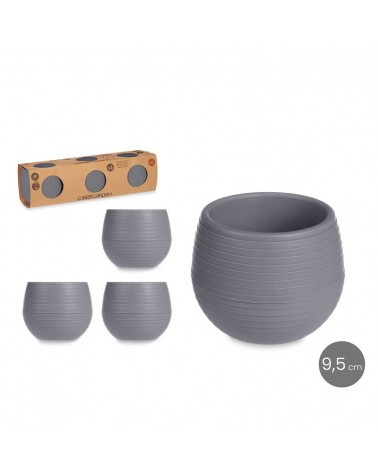 VASO RESERVA AGUA 9.5CM ANTRACITE