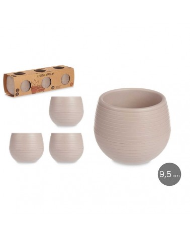 VASO RESERVA AGUA 9.5CM TAUPE