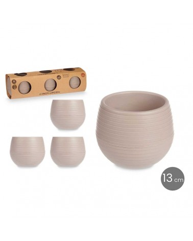 VASO RESERVA AGUA 13CM TAUPE