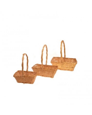 CONJ. 3 CESTAS RECT. 35x26x16cm