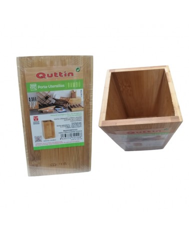 PORTA UTENSILIOS BAMBU 10.5X18