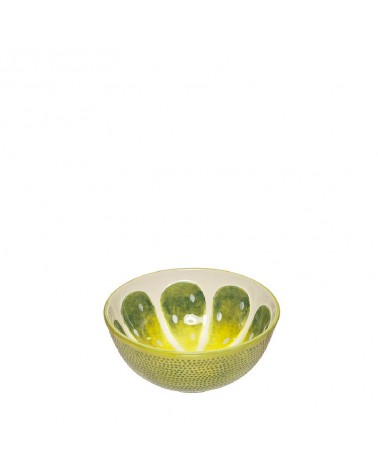 TAÇA EM CERAMICA- LIMAO VERDE 16.2x16.2x6.8cm
