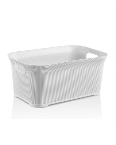 CESTO P/ROUPA BRANCO 25L