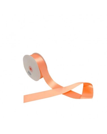 ROLO FITA CETIM DUPLA FACE CORAL 38mmX50m