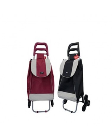 CARRINHO COMPRAS C/SACO 40L RODA TRIPLA C123