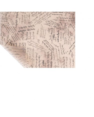 EMB. C/25 NAPRONS PAPEL SCRIPT VELINA MARFIM 50x70cm