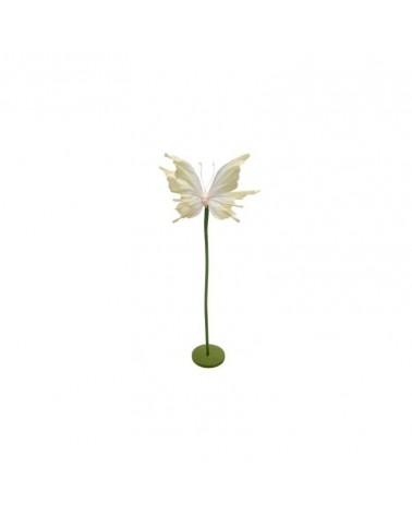 FLOR ARTIFICIAL PAPEL-BASE BORBOLETA ROSA 90cm