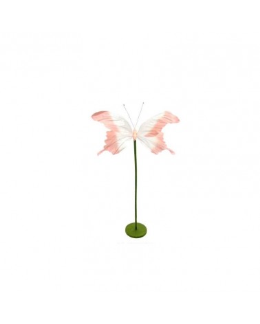 FLOR ARTIFICIAL PAPEL-BASE BORBOLETA ROSA 110cm