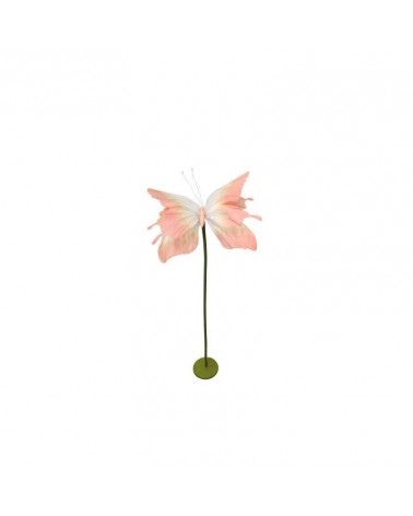 FLOR ARTIFICIAL PAPEL-BASE BORBOLETA ROSA 130cm