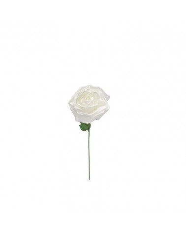 FLOR ARTIFICIAL EVA- PE DE ROSA BRANCO 30x90cm