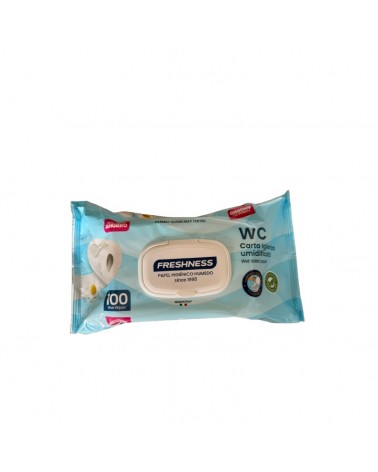PAPEL HIGIENICO HUMIDO FRESH 100 UND