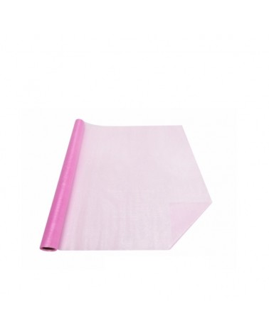 ROLO ORGANZA NEVE ROSA 70cmX10m