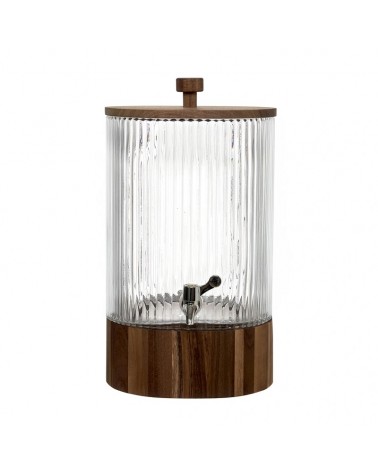 DISPENSADOR BEBIDAS VIDRO C/MADEIRA 7.5L