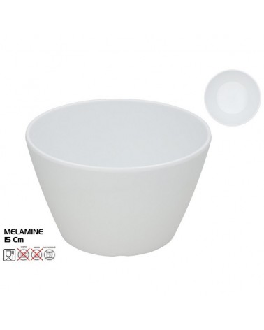 TIGELA CARRIE MELAMINA BRANCA 15CM
