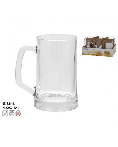 CANECA CERVEJA MUNIQUE 400ML PACK6