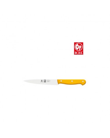 ICEL- FACA INOX 15CM C/CABO AMARELO