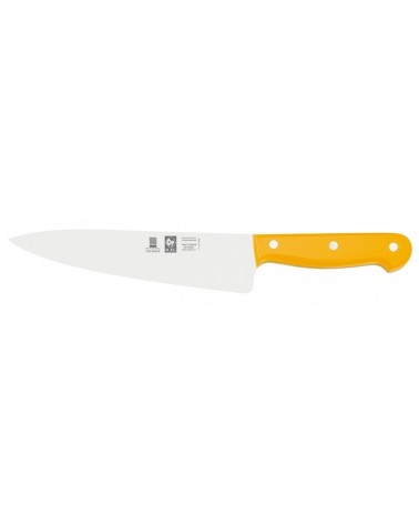 ICEL- FACA COZINHEIRO INOX 20CM C/CABO AMARELO