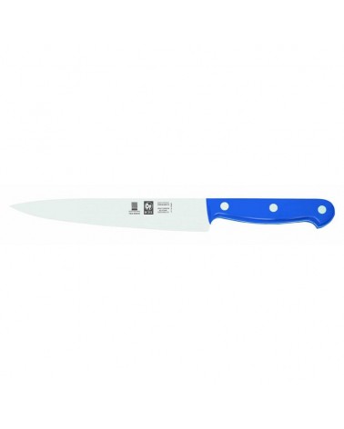 ICEL- FACA TRINCHAR INOX 17CM C/CABO AZUL