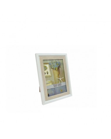 PLASTICO- MOLDURA CAST./BRANCO 10x15cm
