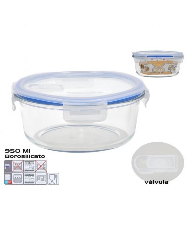 CAIXA P/ALIMENTOS RED. VIDRO 950ML