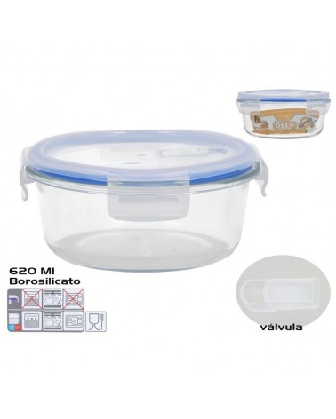 CAIXA P/ALIMENTOS RED. VIDRO 620ML