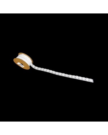 ROLO FITA RENDA BRANCO 2cmX10m