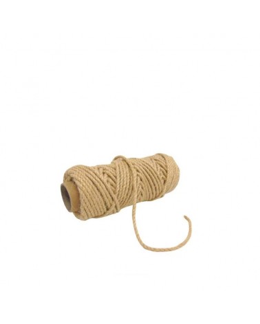 BOBINE CORDA JUTA COR NATURAL 5MM X 30M