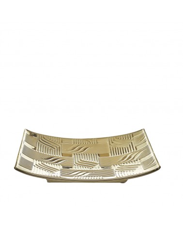 CERAMICA- PRATO DECORATIVO 26X20X4CM