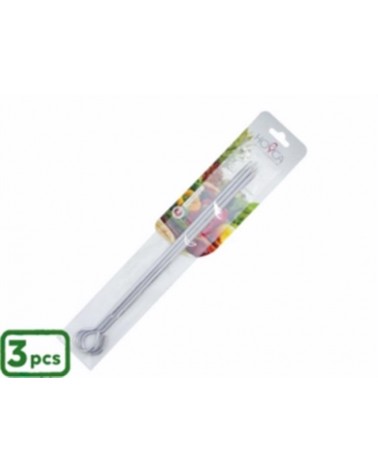 ESPETOS INOX 30cm PACK3