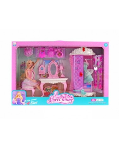 MENINA- CONJ. BONECA ELIZA 57x37x10cm