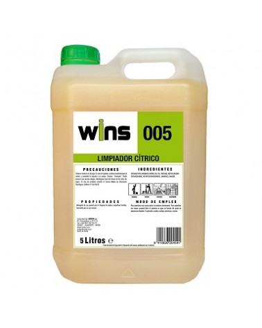 WINS- LAVA CHAO CITRICO 5L (005) VF