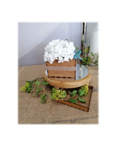 MADEIRA- CAIXA CAST. 15X15X10CM