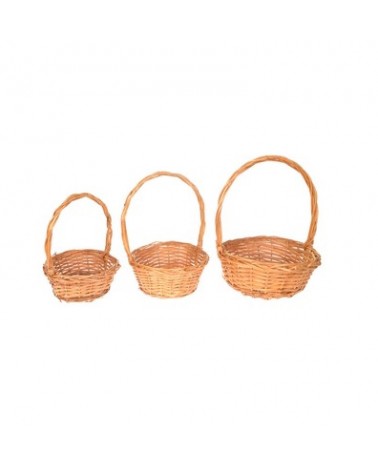 CONJ. 3 CESTAS RED. 33x33x15cm